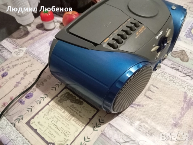 Радиокасетофон и cd плеър Sharp, снимка 4 - Радиокасетофони, транзистори - 52457729