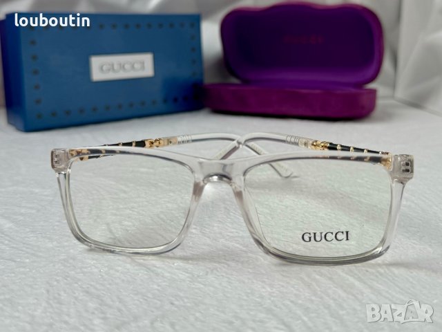 Gucci диоптрични рамки ,прозрачни слънчеви очила,очила за компютър, снимка 4 - Слънчеви и диоптрични очила - 44465602