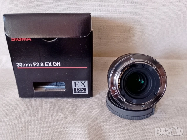 Продава Sigma 30/2.8 EX DN - Sony E mount , снимка 3 - Обективи и филтри - 53332767
