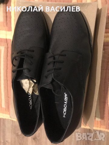 Кожени   44   номер / Нови  обувки  Кавалер  на  дупки : Сезон пролет / лято  .