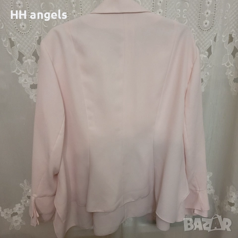 розово сако за пухкавелка, снимка 7 - Сака - 51556336