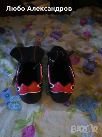 НОВИ Естествена кожа футболни бутонки., снимка 4 - Футбол - 35766857