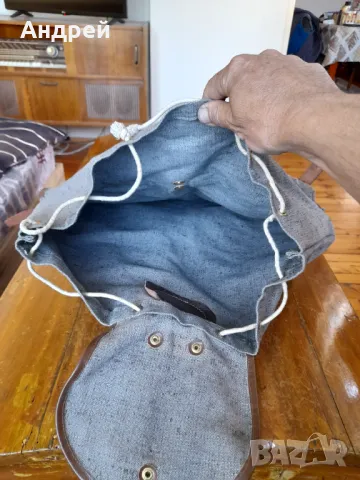 Стара брезентова раница #18, снимка 6 - Други ценни предмети - 50366937