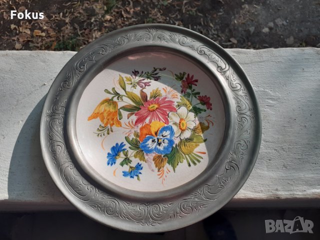 Стара и рядка колекционерска чиния за стена Bassano
