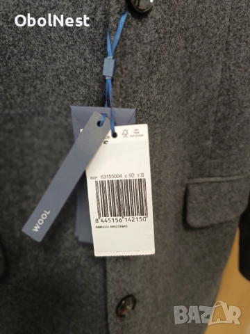 Мъжко палто MANGO WOOL BLEND (ново, с етикети), снимка 11 - Палта - 52410434