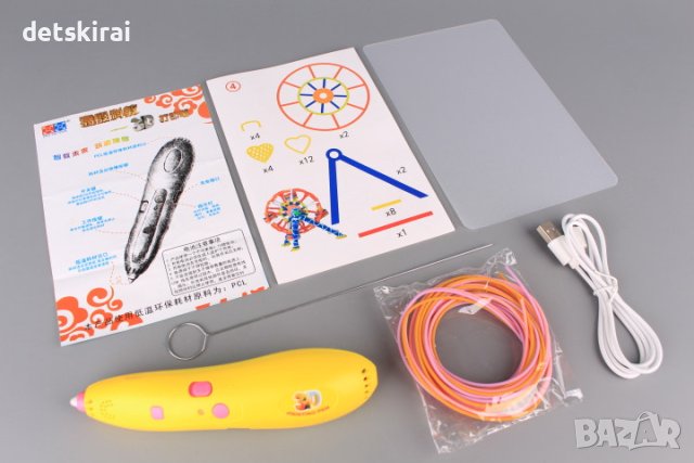 Комплект 3D писалка, снимка 2 - Други - 41120462