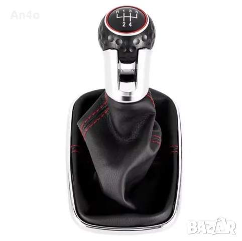 GTI топка и маншон за скоростен лост на Volkswagen Golf 4 Bora Jetta, снимка 3 - Аксесоари и консумативи - 49777910