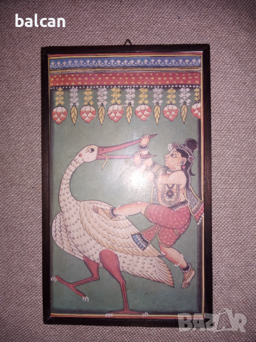 Индийска рисунка в рамка