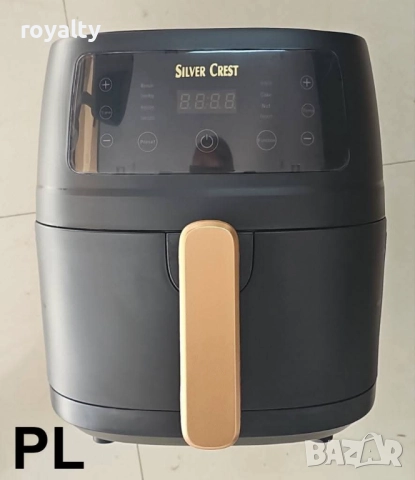 Уред за готвене с горещ въздух Silver Creast, 8 литра,2400w, снимка 3 - Други стоки за дома - 51716349