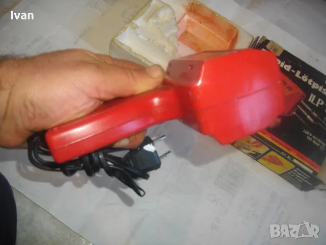 Made in ITALY ИТАЛИАНСКИ ЕЛЕКТРИЧЕСКИ ИНДУКЦИОНЕН ПОЯЛНИК 12сек/48сек SODERNIC 9001 СТАРО КАЧЕСТВО, снимка 12 - Поялници и запояване - 48562940