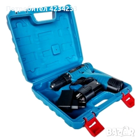 Комплект безжичен винтоверт с LED осветление , снимка 4 - Винтоверти - 53672093