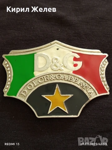 ФЕШЪН КАТАРАМА за КОЛАН с Лого DOLCE & GABBANA ЛУКСОЗНА 40722, снимка 2 - Колани - 51178222