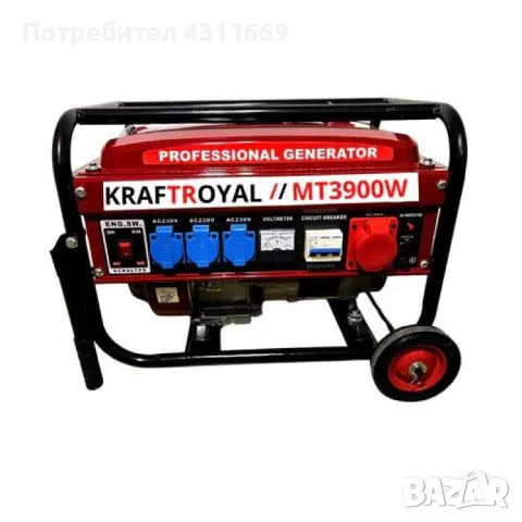 Генератор за ток агрегат KRAFT ROYAL 3.9 kw - четиритактов агрегат, снимка 1 - Селскостопанска техника - 48139957