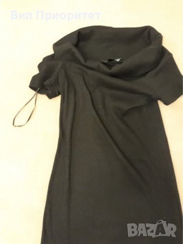 Черна еластична рокля секси издължена , снимка 1 - Рокли - 39217686