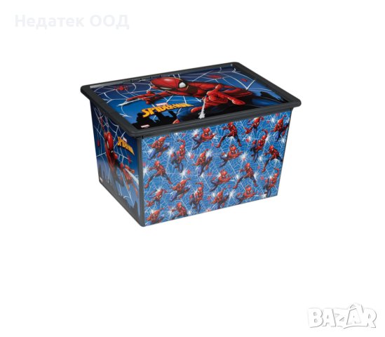 Кутия за играчки с капак, Спайдърмен, 50л