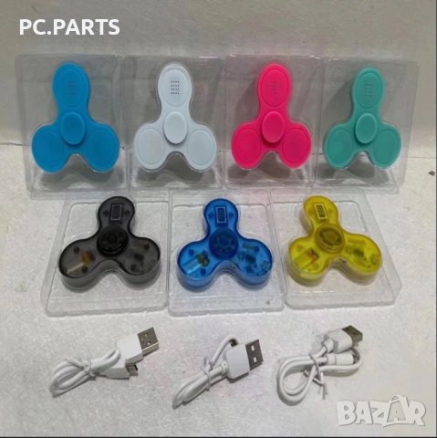 Fidget Spinner / Фиджет Спинер- светещ антистрес спинери, снимка 10 - Други игри - 41374950