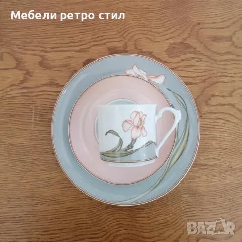 Порцеланът Konigl Tettau e изключително красив. Сервиза на Tettau има зашеметяващи детайли., снимка 4 - Сервизи - 47678985