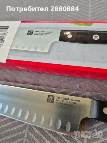 Продава нож Zwilling Santoku Gourmet - 180mm, снимка 2 - Прибори за хранене, готвене и сервиране - 56059591