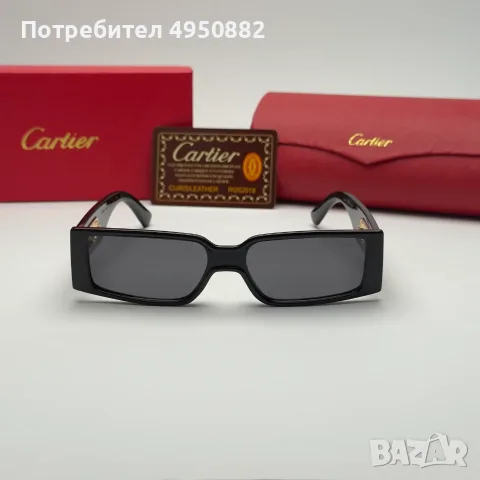 Слънчеви очила Cartier Panther Edition правоъгълни нови, черно и бяло, снимка 3 - Слънчеви и диоптрични очила - 56161859