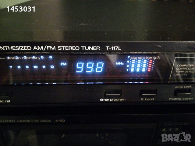  СЕТ от  Усилвател LUXMAN LV 122 Дек K 92  Тунер T 117L, снимка 8 - Аудиосистеми - 35907826