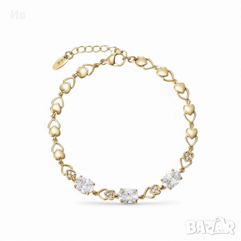 Чисто нова дамска позлатена гривна