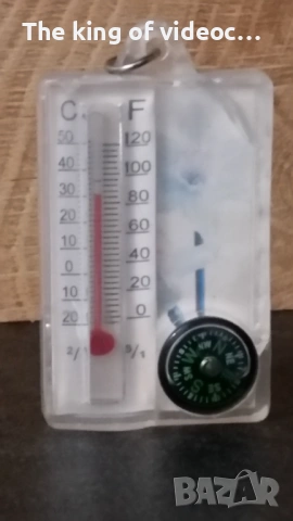 Ключодържател  с  термометър и компас  , снимка 4 - Други - 53289128