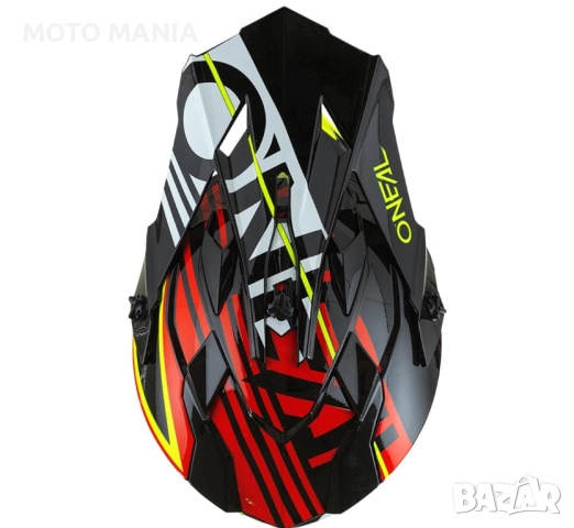 Мотокрос каска O'Neal 2SRS Rush, снимка 4 - Спортна екипировка - 51611939