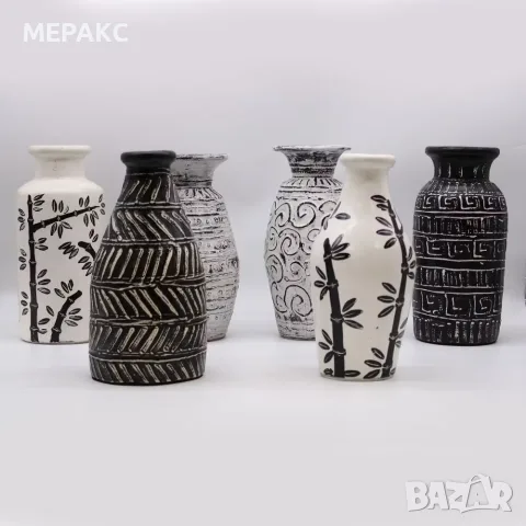 Ваза с форма на спирали – кремава, снимка 2 - Декорация за дома - 56222521