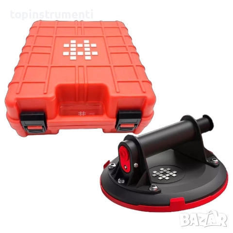 Вакуум вендуза с помпа, SHIJING P612, 203 мм, до 110 кг, в куфар, снимка 6 - Други инструменти - 52564120