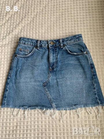 Дънкова пола, снимка 2 - Поли - 49941379