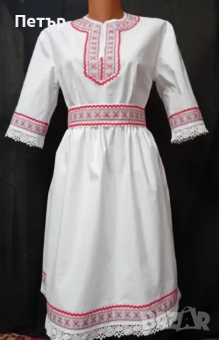 Дамска рокля с шевици, снимка 2 - Рокли - 29879277