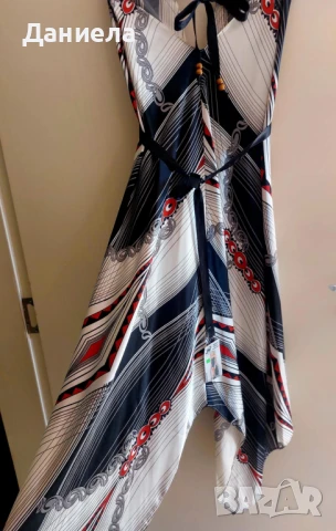 Асиметрична лятна рокля., снимка 3 - Рокли - 51240453