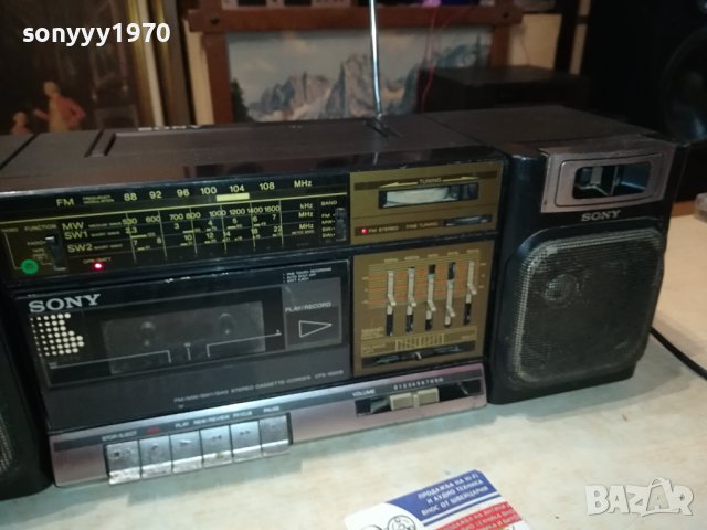 SONY CFS-1000S 2108231046LNV, снимка 7 - Радиокасетофони, транзистори - 41917892