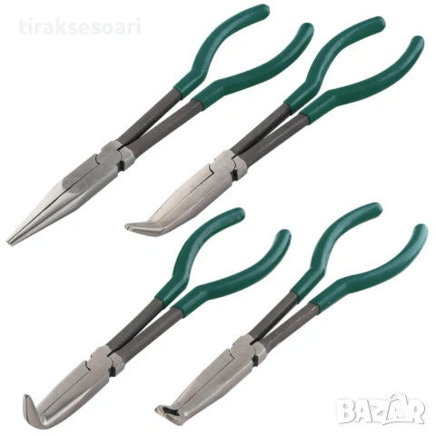 Професионален комплект дългорамeнни клещи ROCK FORCE 4 части RF-5047P, снимка 2 - Клещи - 53622549