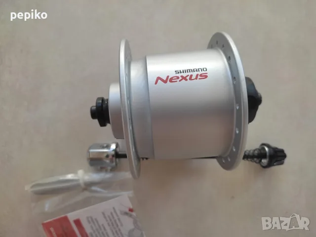 Продавам колела внос от Германия НОВА предна динамо главина SHIMANO NEXUS 6V-3W