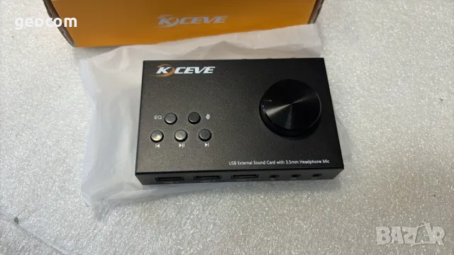 KCEVE KC-U004 USB външна звукова карта (Plug&Play), снимка 2 - Други - 49892607