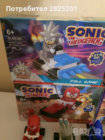 лот фигурки Sonik с превозни средства, снимка 5 - Фигурки - 52296080