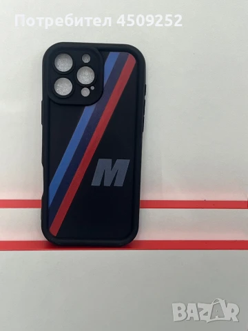 Калъф BMW M за iPhone 16 Pro Max – стил и защита, снимка 1