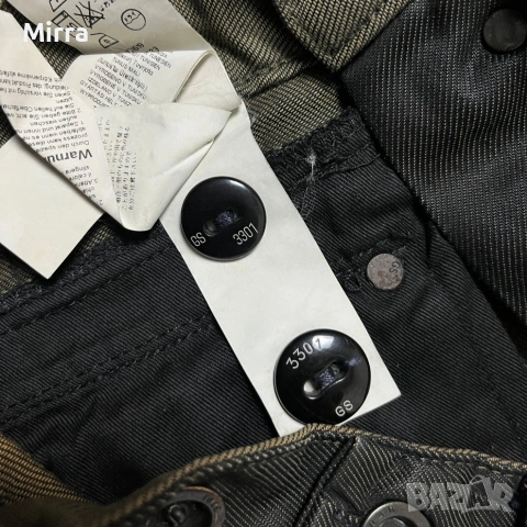 G-STAR RAW WAXED DENIM Y2K Opium Black Jeans "Army Radar Straigt" (2008-2011) !RARE!, снимка 9 - Дънки - 52044875