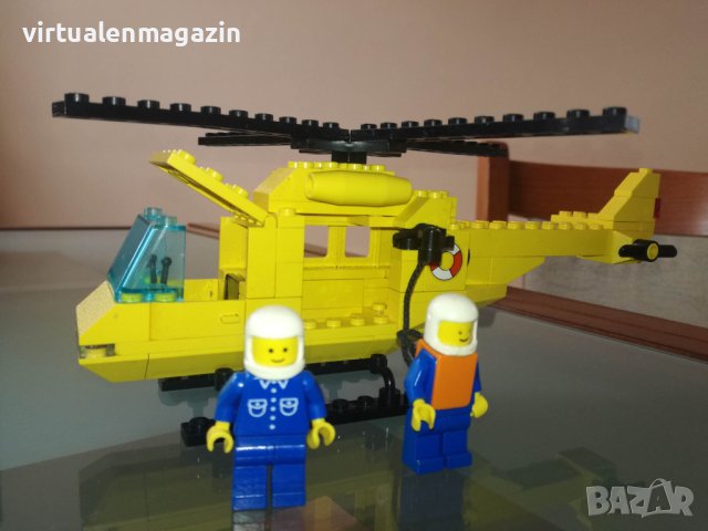 Стар конструктор Лего Town - Lego 6697 - Спасителен хеликоптер, снимка 3 - Колекции - 34486949