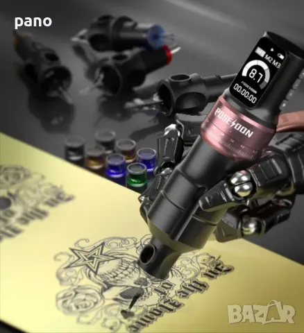 Нова тату машинка POSEIDON(2батерии), снимка 13 - Друго оборудване - 50223669