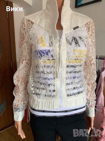 Alessa Алеса бяло яке от дантела, снимка 6 - Якета - 40816707
