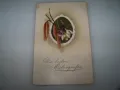 Стара австрийска великденска пощенска картичка 1910г., снимка 4