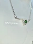 Сребърно колие с мойсанит (Диамант) 0.5 карата, снимка 3