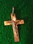 КРАСИВО КАТОЛИЧЕСКО СРЕБЪРНО РАЗПЯТИЕ КРЪСТ БИЖУТЕРСКА ИЗРАБОТКА 38431, снимка 5