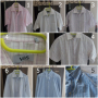 Мъжки ризи 6бр с дълъг и къс ръкав  размер М, снимка 1 - Ризи - 36236532