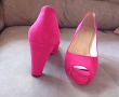 Vienty – елегантни обувки от естествен велур, цвят фуксия, № 38, снимка 1