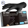Автосервизи - Черни нитрилни ръкавици нитрил 5.5 гр, снимка 1 - Медицински консумативи - 44529260