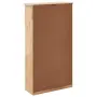 vidaXL Шкаф за съхранение на обувки, 55x20x104 cм, орехово дърво масив, снимка 3
