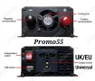 Инвертор 12-220V 500W UKC с дисплей, снимка 6